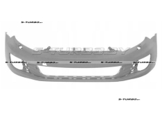 Бампер передний (грунтованный) с отв. под омыватели, без отв. под парктроники, для версий GTI / GTD