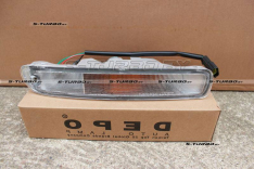 Указатель поворота в бампер (правый) белый