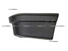 Бампер передний (черный) левая часть