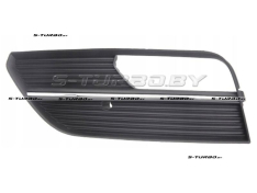 Решетка в бампер (левая) c отв. под противотуманку