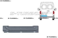 Дверь задняя (левая) распашная, внутренняя часть, заводской штамп
