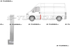Центральная стойка (левая) 60 см высота, заводской штамп