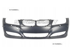 Бампер передний (грунтованный) с отв. под омыватели, с отв. под парктроники