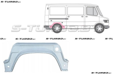 Арка задняя (правая) внутренняя часть, заводской штамп