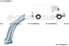 Арка передняя, задняя часть, под дверь (правая) внутренняя, заводской штамп