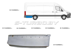 Крыло заднее (правое) задняя часть (после колеса) длинная база, заводской штамп