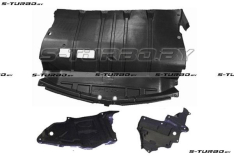 Защита двигателя центральная + 2 боковые (пластик) дизель