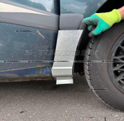 Крыло переднее (правое) нижняя часть, оцинкованная сталь, ремкомплект