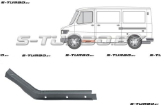 Ступень передней двери (левой) нижнее крепление, заводской штамп