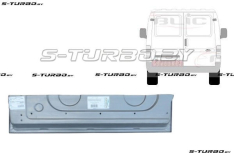 Дверь задняя (левая) распашная, внутренняя часть, заводской штамп