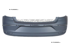 Бампер задний (грунтованный) без отв. под парктроники, euro-type