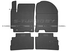 Коврики модельные резиновые в салон (низкий борт)