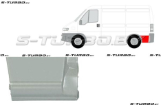 Крыло заднее (левое) нижняя часть, за колесом, заводской штамп