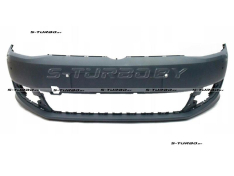 Бампер передний (грунтованный) без отв. под омыватели, с отв. под парктроники