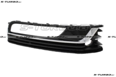 Решетка в бампер (правая) хром+черный молдинг, с отв. под датчик