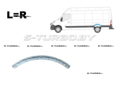 Арка задняя (левая=правая) крепление молдинга, длинная / maxi длинная база, заводской штамп
