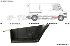 Ступень передней двери (правой) нижняя + верхняя часть, с нижним креплением, заводской штамп