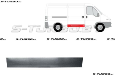 Дверь боковая сдвижная (правая) наружная часть, короткая база, 11 см высота, 121 см длина, заводской штамп