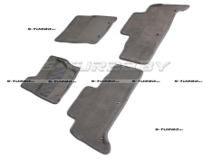 Коврики 3D модельные ворсовые в салон, серые