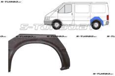 Арка задняя (левая) короткая база, заводской штамп