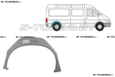 Арка задняя (правая) внутренняя часть, длинная база, заводской штамп
