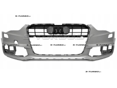 Бампер передний, с отв. под омыватели, без отв. под парктроники, для версии S-LINE