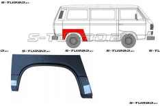 Арка задняя (правая) заводской штамп