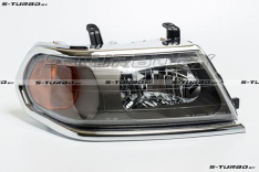 Передняя фара (правая) хром рамка / темная внутри