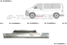 Порог (левый) под переднюю дверь, заводской штамп