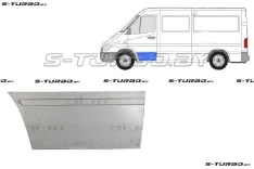 Дверь передняя (левая) наружная часть, 31 см, заводской штамп