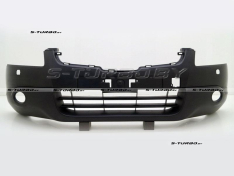 Бампер передний (черный) с отв. под омыватели