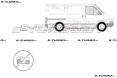 Порог (правый) под боковую сдвижную дверь, ремкомплект