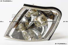 Указатель поворота (левый) 2000-2002, прозрачное стекло, белый