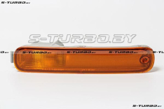 Указатель поворота в бампер (левый) желтый