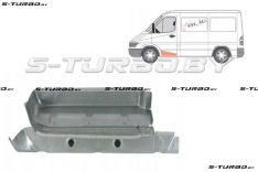 Ступень передней двери (левой) комплектная, низкая, с усилителем и частью внутреннего порога, заводской штамп