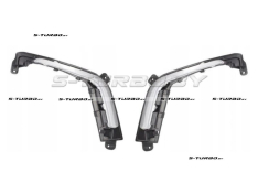 Заглушки противотуманной фары (левая+правая) с серебряной накладкой