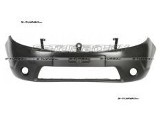 Бампер передний (черный) с отв. под противотуманки