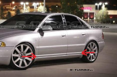 Молдинги дверей (нижние) пластиковые, S4-LOOK