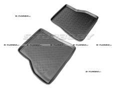 Коврики модельные полиуретановые в салон (высокий борт), задний ряд