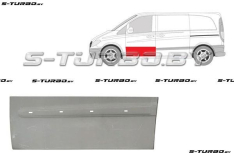 Дверь передняя (левая) наружная часть, 32 см высота (с отв. под молдинг) заводской штамп