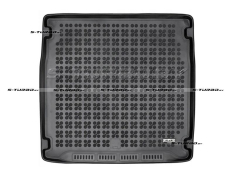 Коврик в багажник модельный полиуретановый