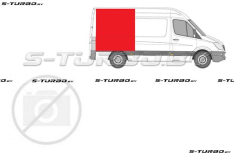 Крыло заднее (правое) над колесом, средняя база, до крыши, заводской штамп