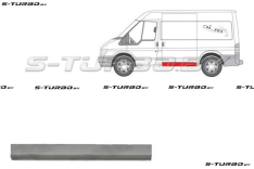 Панель боковая (левая) за водительской дверью, 17 см, короткая база, заводской штамп