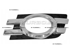 Решетка в бампер (левая) с отв. под противотуманку, хром, 2006-2009