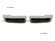 Накладки заднего бампера (левая+правая) с хромом