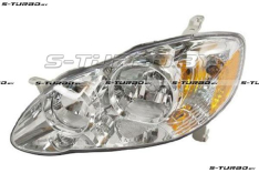 Передняя фара (левая) 2005-2008, USA-type, хром