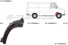 Арка передняя, задняя часть, под дверь (правая) заводской штамп