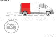 Крыло заднее (правое) длинная база, до крыши, заводской штамп