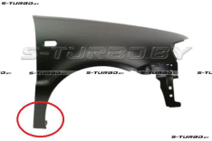 Крыло переднее (правое) без выхода на порог, с отв. под повторитель, сталь