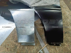 Крыло переднее (левое) нижняя часть, оцинкованная сталь, ремкомплект